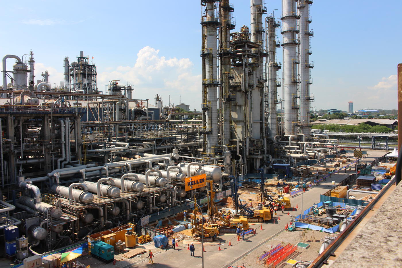 Keller oil gas and chemical project for Lotte