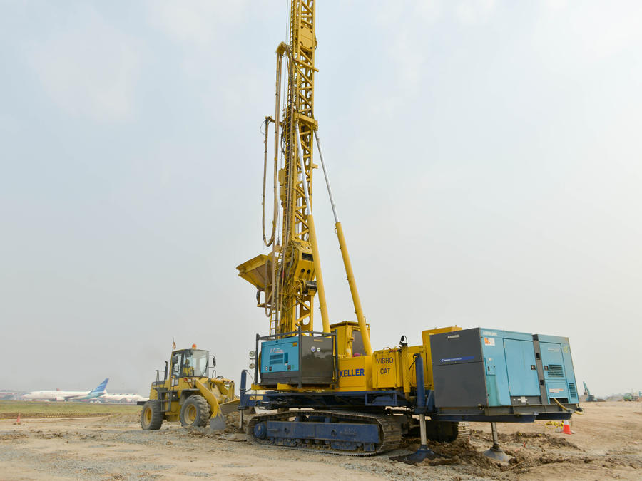 Keller ASEAN rig at work on site