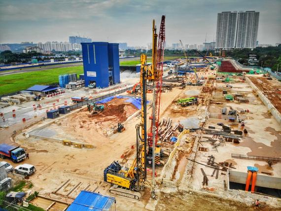 Keller ASEAN project in Malaysia for Klang Valley MRT Line 2 Bandar Malaysia