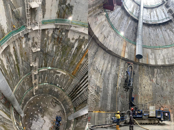 Keller rock fissure grouting project for Singapore's Deep Tunnel Sewerage System