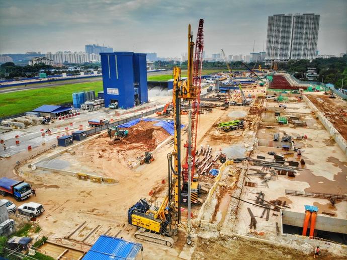 Keller ASEAN project in Malaysia for Klang Valley MRT Line 2 Bandar Malaysia