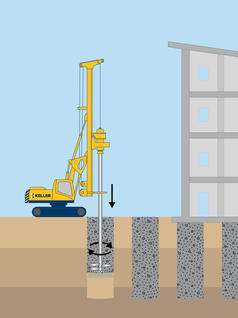 wet soil illustration